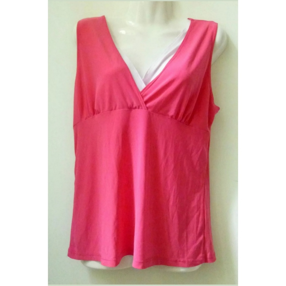 Girl Talk Tank Top Size M Sleeveless V-Neck
